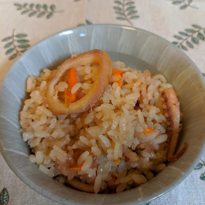 イカの炊き込みご飯♪